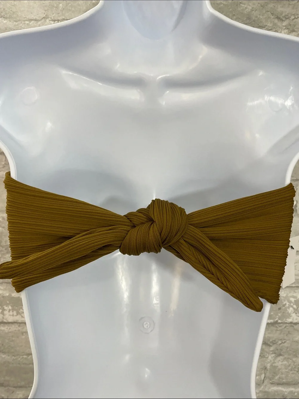 Mara Hoffman Abigail bikini top in olive green